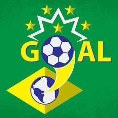 Obraz premium Brazil Soccer