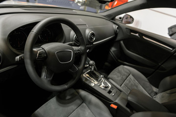 Interior of a high class car