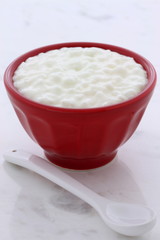 Fresh and healthy cottage cheese