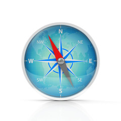 Compass isolated on white background