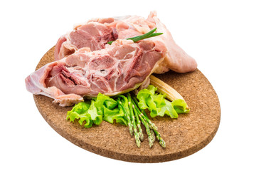 Raw lamb