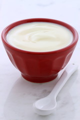 Fresh plain yogurt