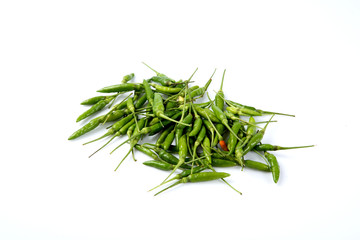 Chili pepper isolated on white background