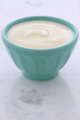 Obraz na płótnie Canvas Fresh plain yogurt