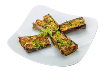 Grilled eggplant