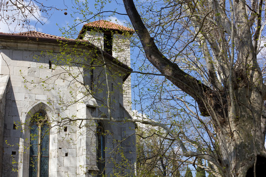 Church of San Giovanni in Tuba and Park in Duino, Italy
