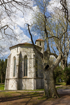 Church of San Giovanni in Tuba and Park in Duino, Italy