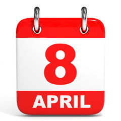 Calendar. 8 April.