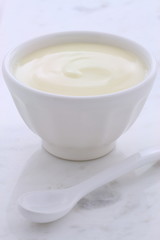 Fresh plain yogurt