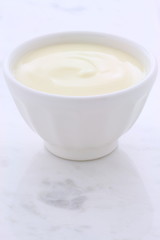 Fresh plain yogurt