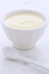 Fresh plain yogurt