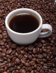 A cup of coffe to get energy and become vivacious