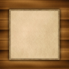 Blank paper sheet on patterned background
