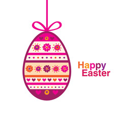 Happy Easter. Vector illustration.
