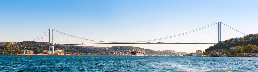the bridge on Bosphorus (panorama)
