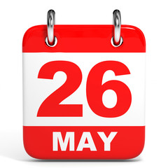 Calendar. 26 May.