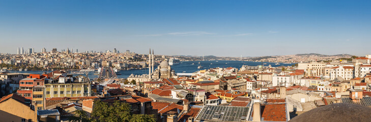 Fototapeta na wymiar Panorama in Istanbul, Turkey