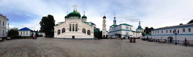 Fototapeta na wymiar the raifa bogorodsky monastery near kazan, russia