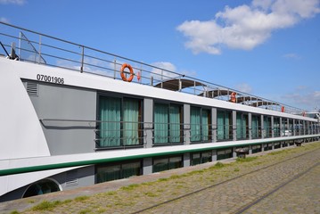 Obraz premium Flank of a riverboat