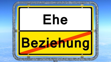 Fototapeta premium Ehe - Beziehung