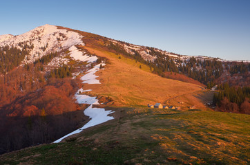 Mountain village of shepherds
