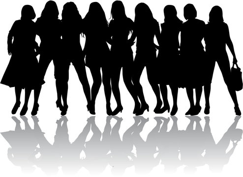 Women silhouettes
