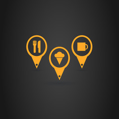 Restaurant - Coffe - Ice Cream Icons