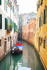 Venice, Italy - April 2th, 2014: The city of Venice for the urba