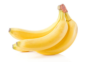 bananas isolated on white background