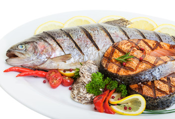 Barbecued Trout