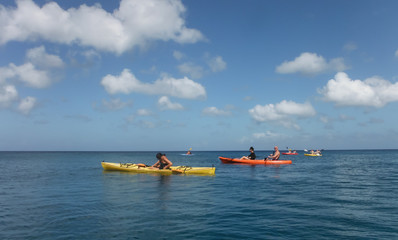 Snorkelling from Kayaks