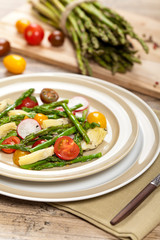 Roasted Asparagus and Artichoke Salad