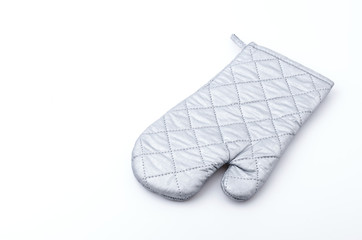 Oven glove isolated white background