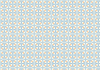 Modern Rectangle and Circle Pattern on Pastel Color