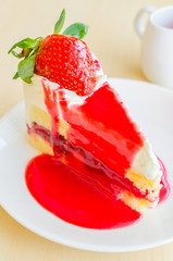 Cake strawberry