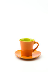 Isolated Orange mug