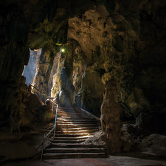 Khao Luang cave in Phetchaburi, Thailand