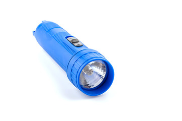 Flashlight isolated white background