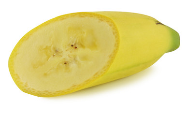 banana isolated on white