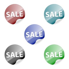 web icon sale label