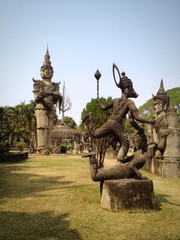 Obraz premium Buddha park in Vientiane 