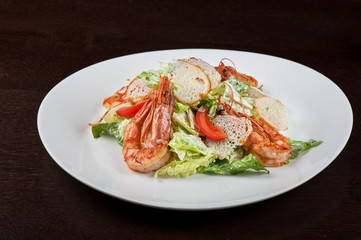 Tasty shrimp salad