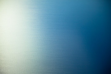 View of the ocean from the sky