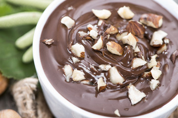 Portion of Hazelnut Cream