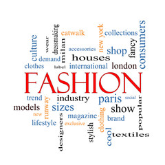 Fashion Word Cloud Concept