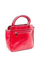 Handbag isolated white background