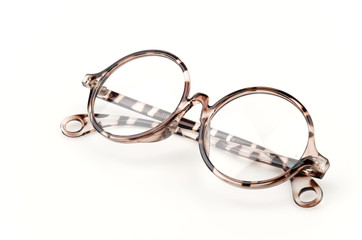 eyeglassses isolated white background