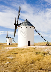 windmills, Campo de Criptana, Castile-La Mancha, Spain