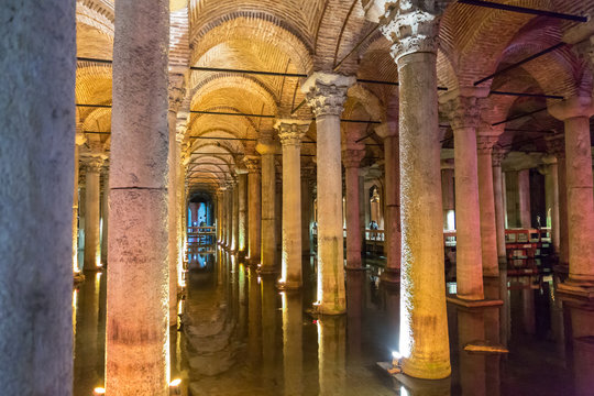 Underground Basilica Cistern, Istanbul, Turkey