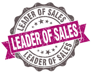 Leader of sales violet grunge retro vintage isolated seal